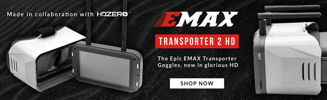 EMAX Transporter 2 HD 5.8GHz FPV HDZero Goggles