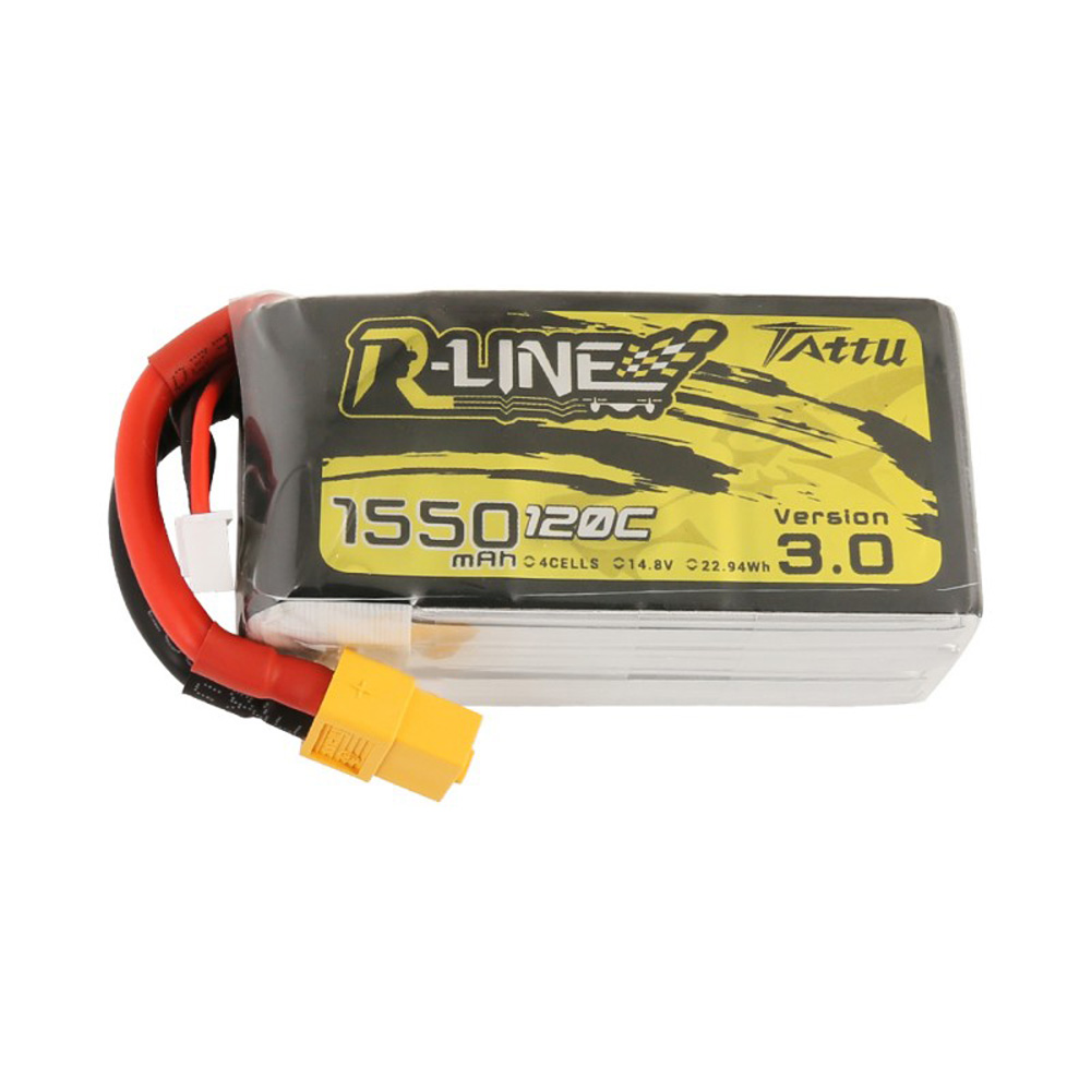 Tattu R-Line Version 3.0 1550mAh 4s 120C Lipo Battery