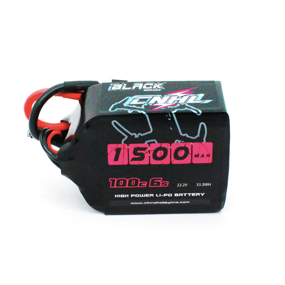 CNHL Black Series 1500mAh 22.2V 6S 100C Lipo Battery