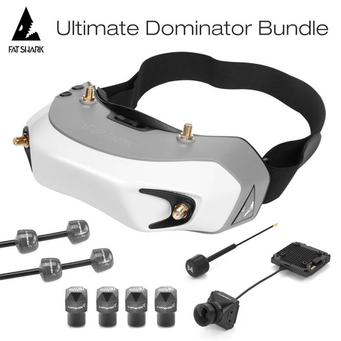 Fat Shark Dominator Digital HD FPV Goggles Ultimate Bundle