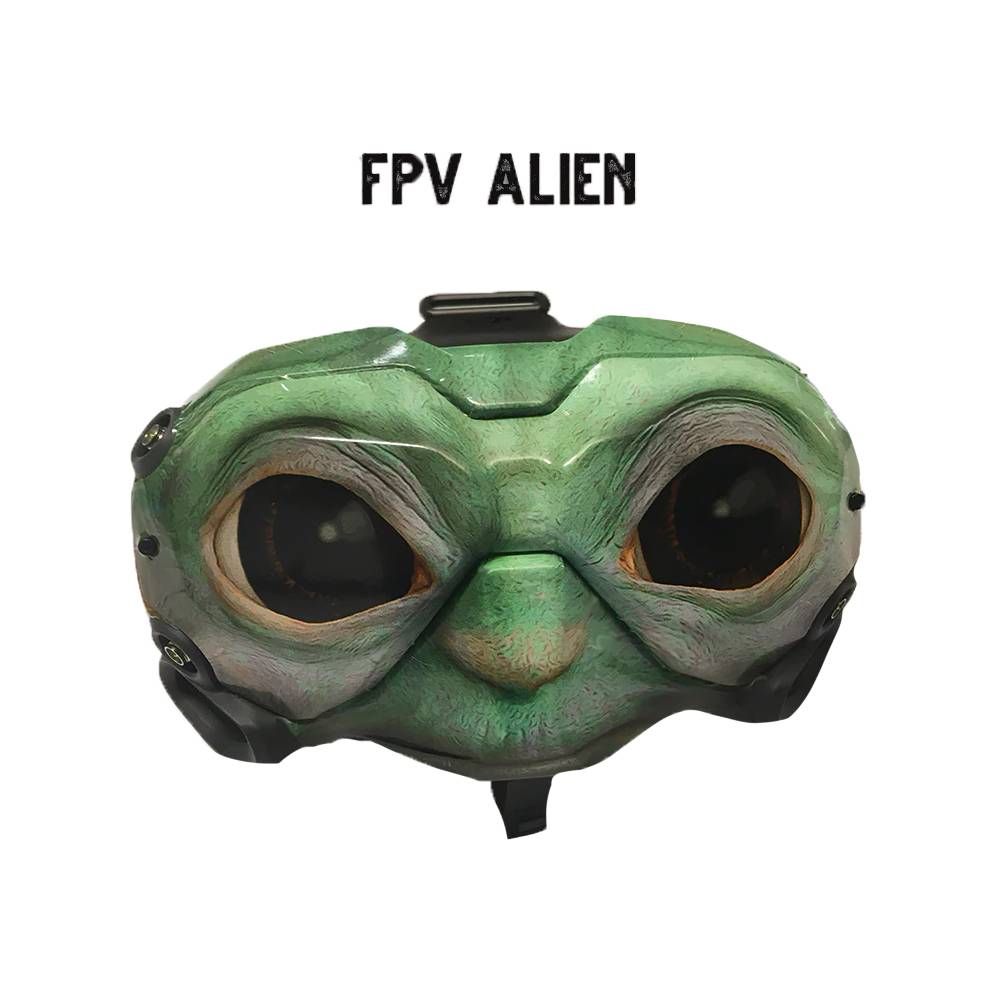 Alien Yoda 808Drones DJI FPV Goggles Wrap