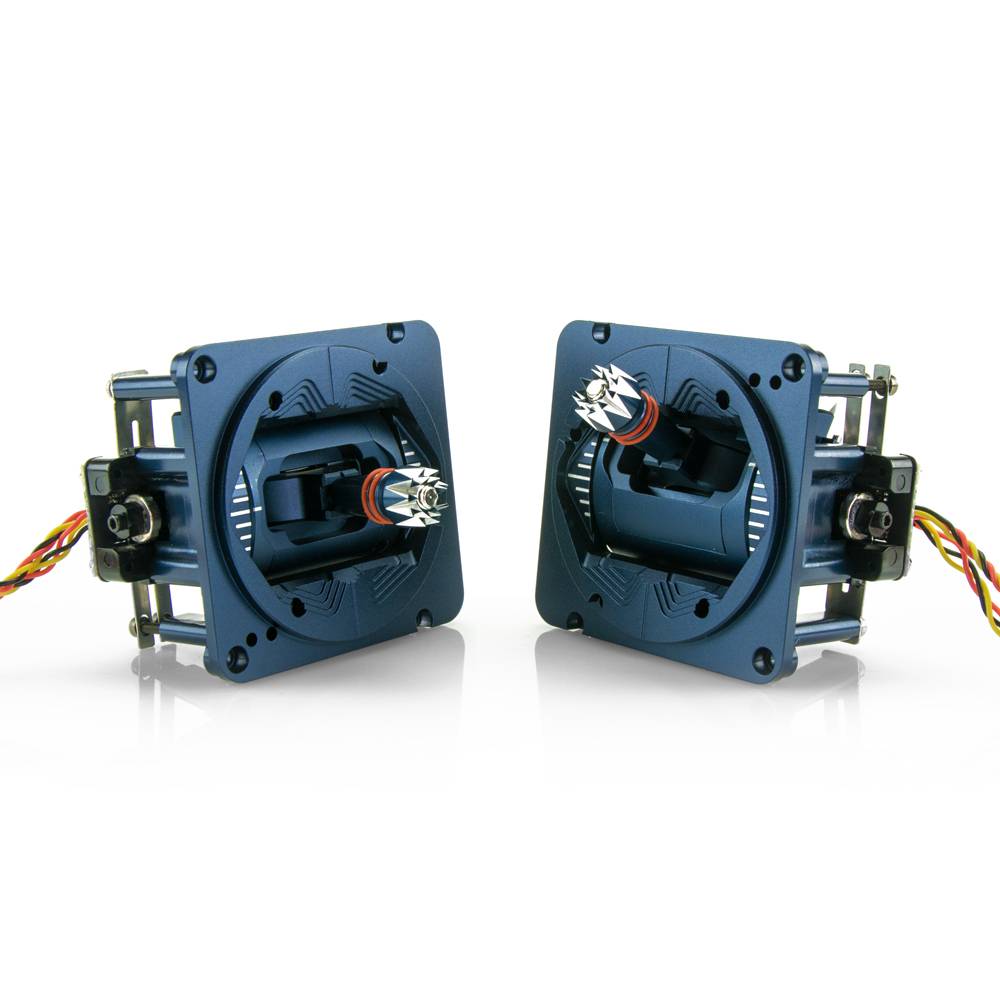 RadioMaster AG01 CNC Metal Hall Sensor Gimbal Throttle + Return Center Blue Set Lumenier Edition