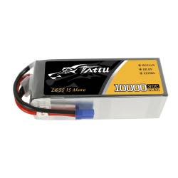 TATTU 10000mAh 22.2V 6s 30c Lipo Battery - EC5