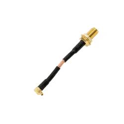 SMA Female to 90 Degree MMCX Male Extension Cable - 5cm 
