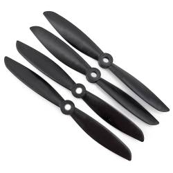 Gemfan 6x4.5 Carbon Nylon Propeller - 2 Blade (Set of 4 - Black)
