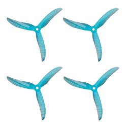 Axisflying Black Bird V2 BB4943.5 3-Blade Freestyle Propeller - Clear Blue