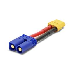 EC5 Male to XT60 Female 12AWG Extension Cable - 5cm