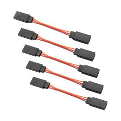 Female to Female Servo Extension Cable 26AWG - 5cm (5pcs)