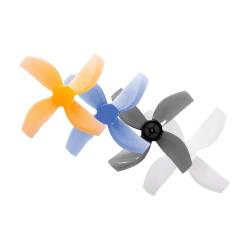 Gemfan 35mm 1.4" 4-Blade Durable Propeller - 1mm Shaft (Set of 8)