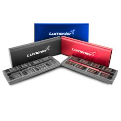 Lumenier 48-in-1 Precision Screwdriver Set - Blue/Gray/Red