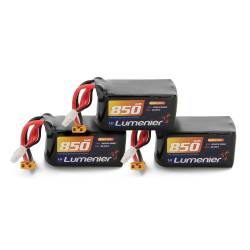 Lumenier 850mAh 4S 45c LiPo Battery (XT-30) - 3 Pack Bundle