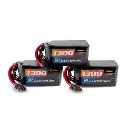 Lumenier N2O Feather-Lite 1300mAh 6S 150c LiPo Battery (XT-60) - 3 Pack Bundle