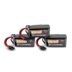 Lumenier N2O Feather-Lite 1550mAh 4S 150c LiPo Battery (XT-60) - 3 Pack Bundle