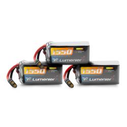 Lumenier N2O Feather-Lite 1550mAh 6S 150c LiPo Battery (XT-60) - 3 Pack Bundle