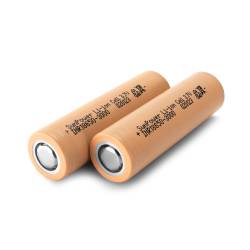 SunPower 3000mAh 30P 3.7V 30A INR18650 Li-Ion Battery (2 Pcs)
