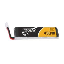 Tattu 450mAh 3.8V HV 95C 1S Lipo Battery for Tiny Hawk - Long Size (PH-2.0)