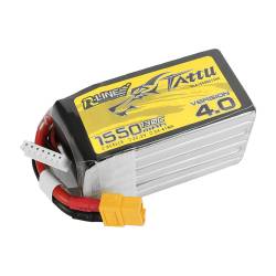 Tattu R-Line Version 4.0 1550mAh 6S 130C LiPo Battery - XT60