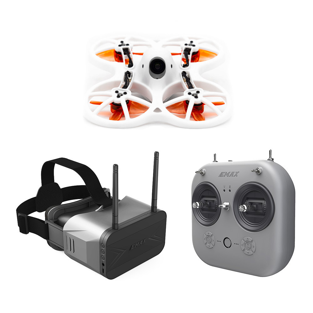 EMAX EZ Pilot Pro Beginner FPV Drone RTF Kit Transporter 2 Goggles E8