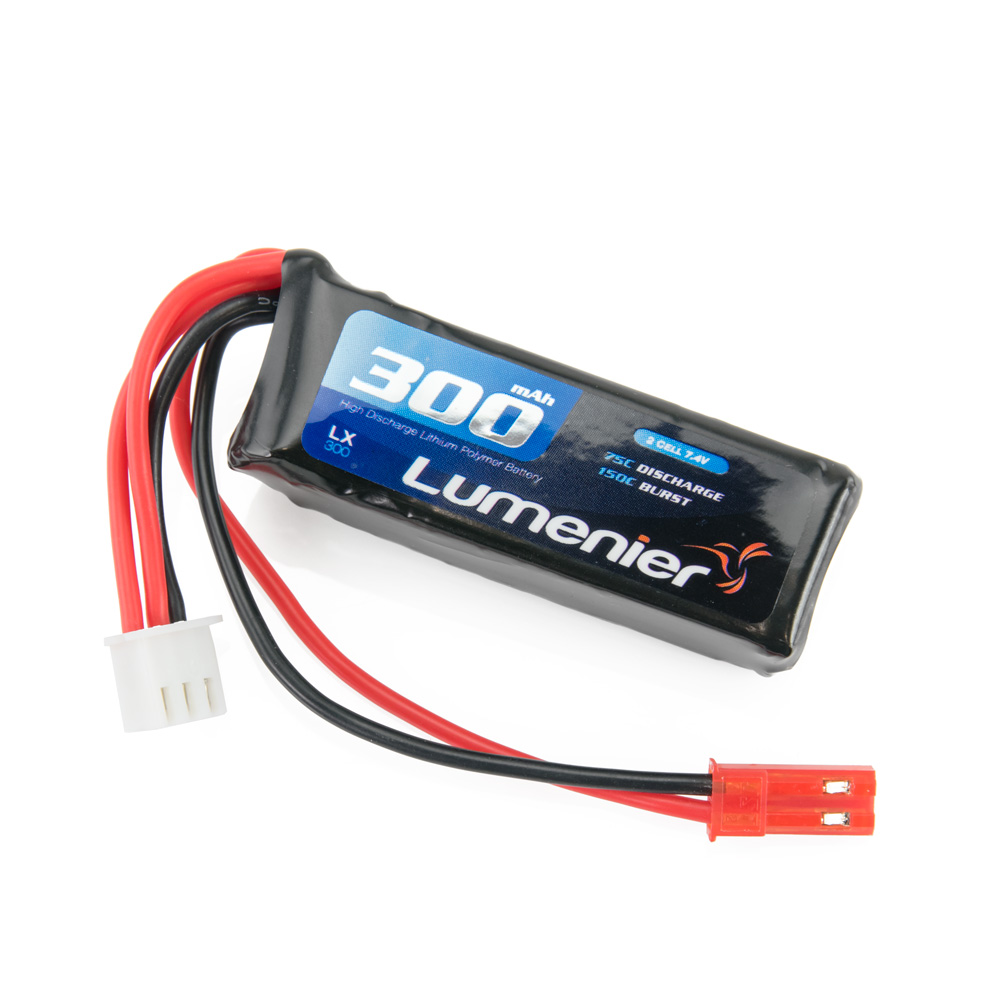 Long Pack Tattu 450mAh 7.4V 75C 2S1P Lipo Battery Pack w/ JST-SYP Plug 