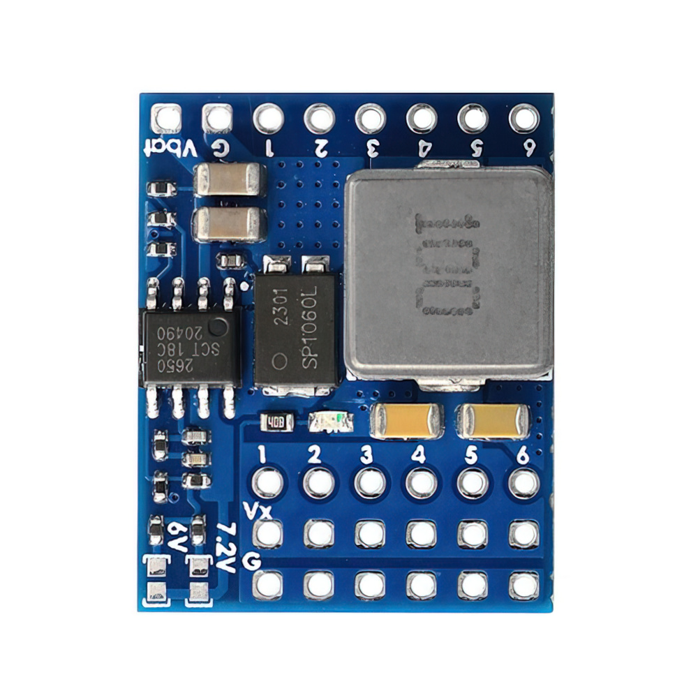 MATEKSYS Servo PDB w/ BEC 5.536V to 58.2V SVPDB8S