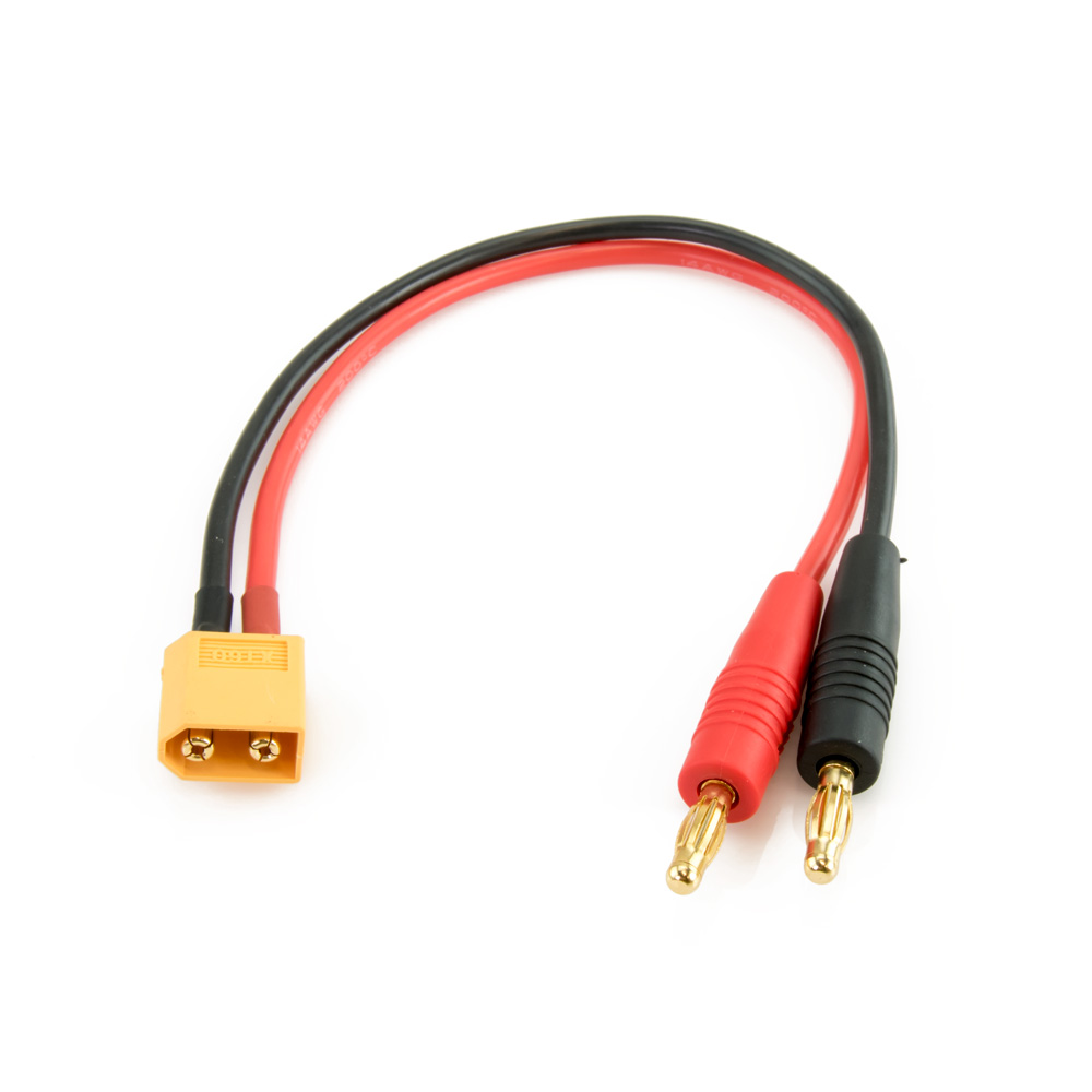 4.0mm Banana XT60 Plug  to FatShark FPV Goggles Lipo Battery Charging Cable for 