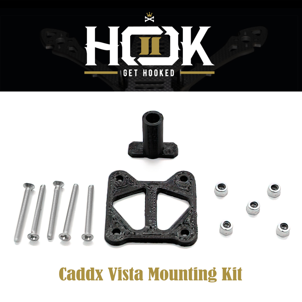 PIRAT Hook V2 FPV Drone - Caddx Vista Mounting Kit 2 PIRAT Hook V2 FPV Drone - Caddx Vista Mounting Kit -DJI Shop PIRAT Hook V2 FPV Drone Caddx Vista Mounting Kit Graphic