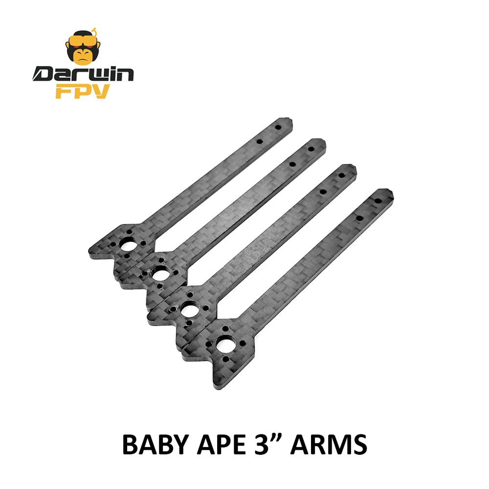 DarwinFPV Baby Ape 3" Arms (Set Of 4) -DJI Shop DarwinFPV Baby Ape 3 Arm Graphic