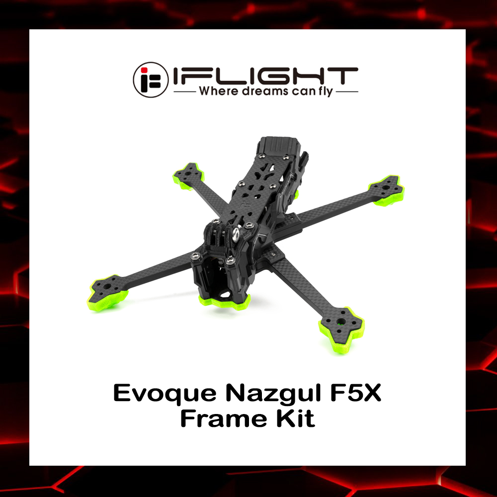 Nazgul Evoque F5X Squashed X HD Analog Frame KIt IDrones Ro