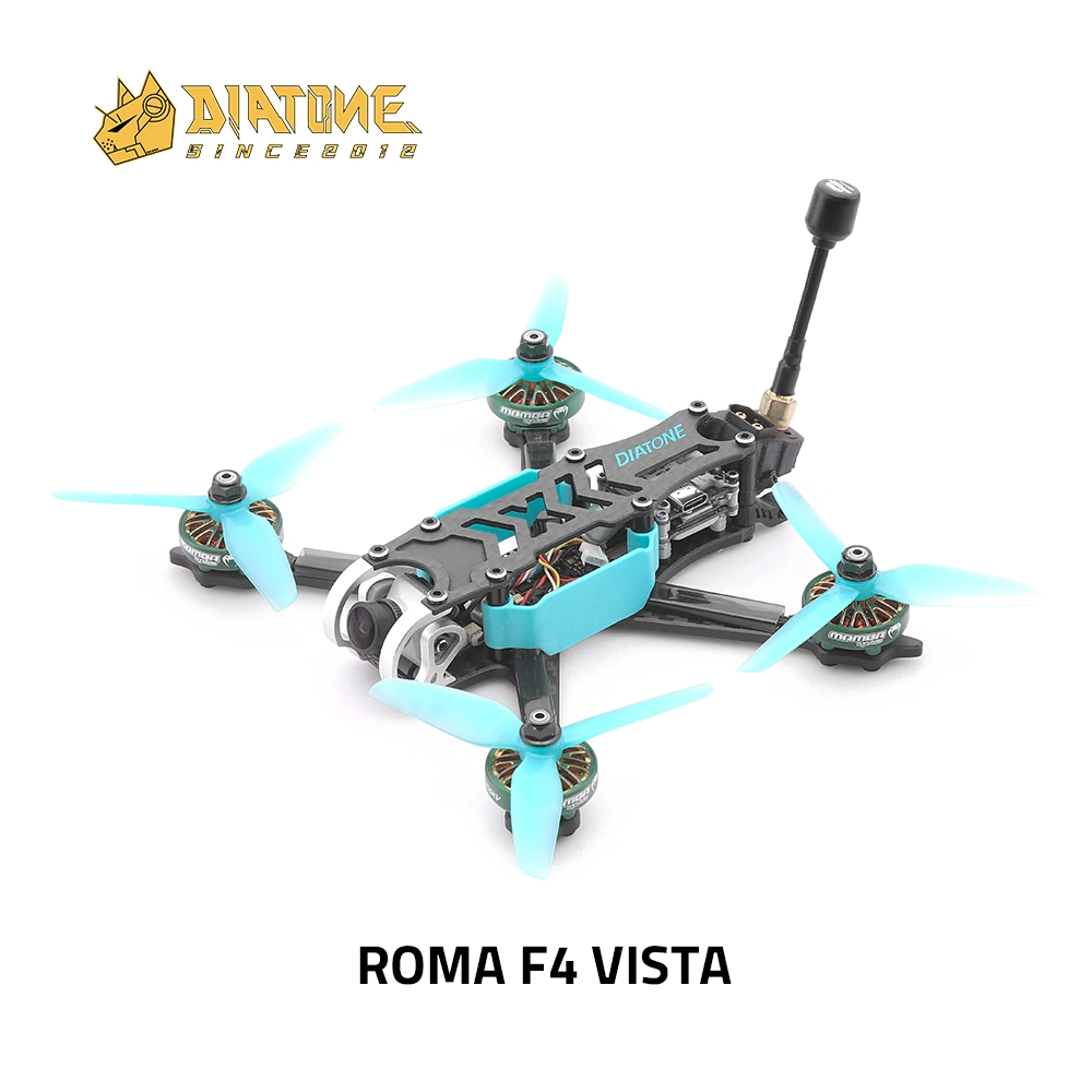 Diatone Roma F4 4" Freestyle Quadcopter HD W/ Caddx Vista DJI System -DJI Shop Diatone Roma F4 HD 4 Freestyle Quadcopter w Caddx Vista DJI System PNP Graphic