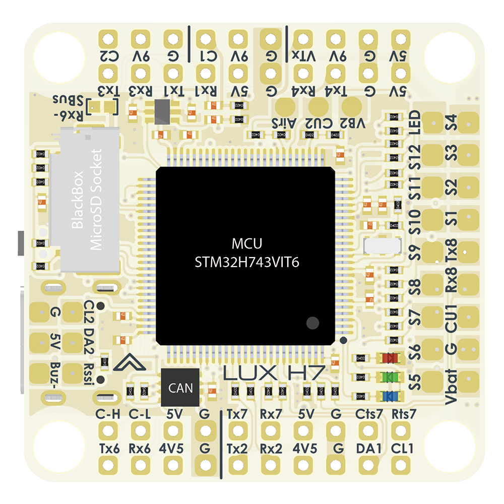 Lumenier-LUX-H7-Ultimate-Flight-Controller