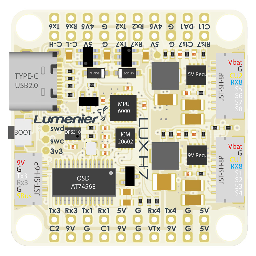 Lumenier LUX H7 HD Ultimate Flight Controller