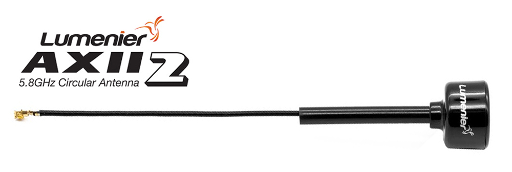 Lumenier AXII 2 U.FL 5.8GHz Antenna For Caddx Vista W/ Extended Wire - LHCP -DJI Shop Lumenier AXII 2 U.FL 5.8GHz Antenna for Caddx Vista w Extended Wire LHCP Graphic