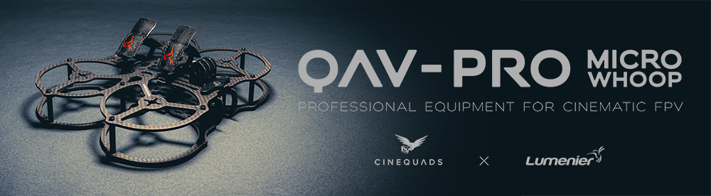 Lumenier QAV-PRO Micro Whoop 2.5" Cinequads Edition