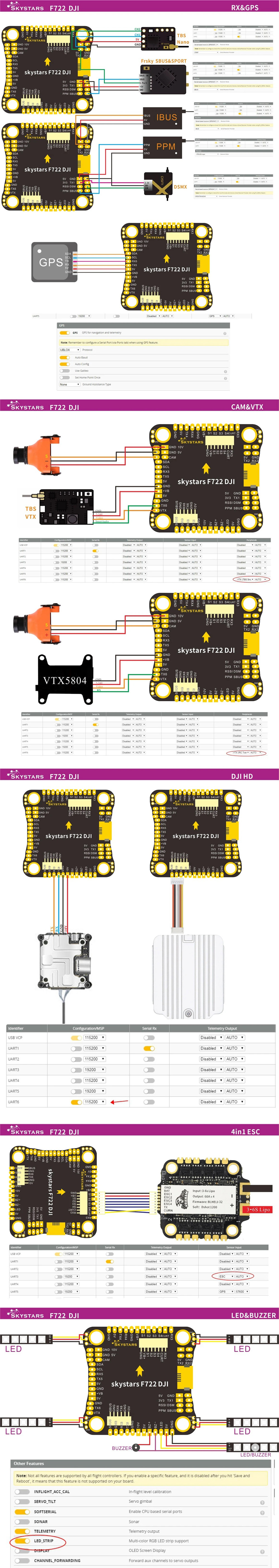 SkyStars F7 + KO60 4-in-1 ESC 30x30 Stack