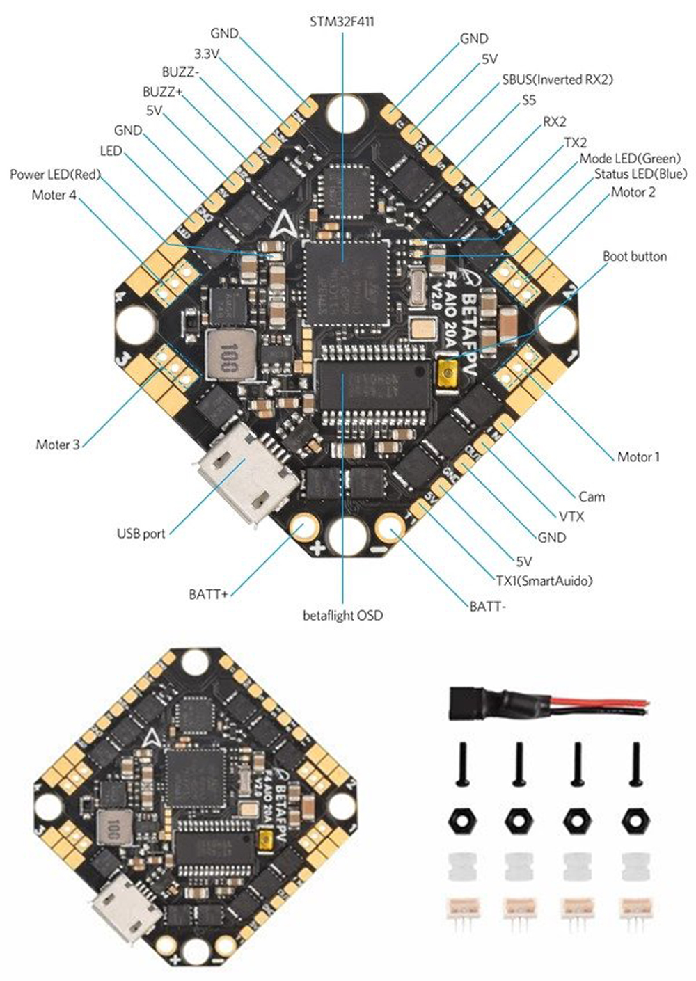 Betafpv deals f4 aio