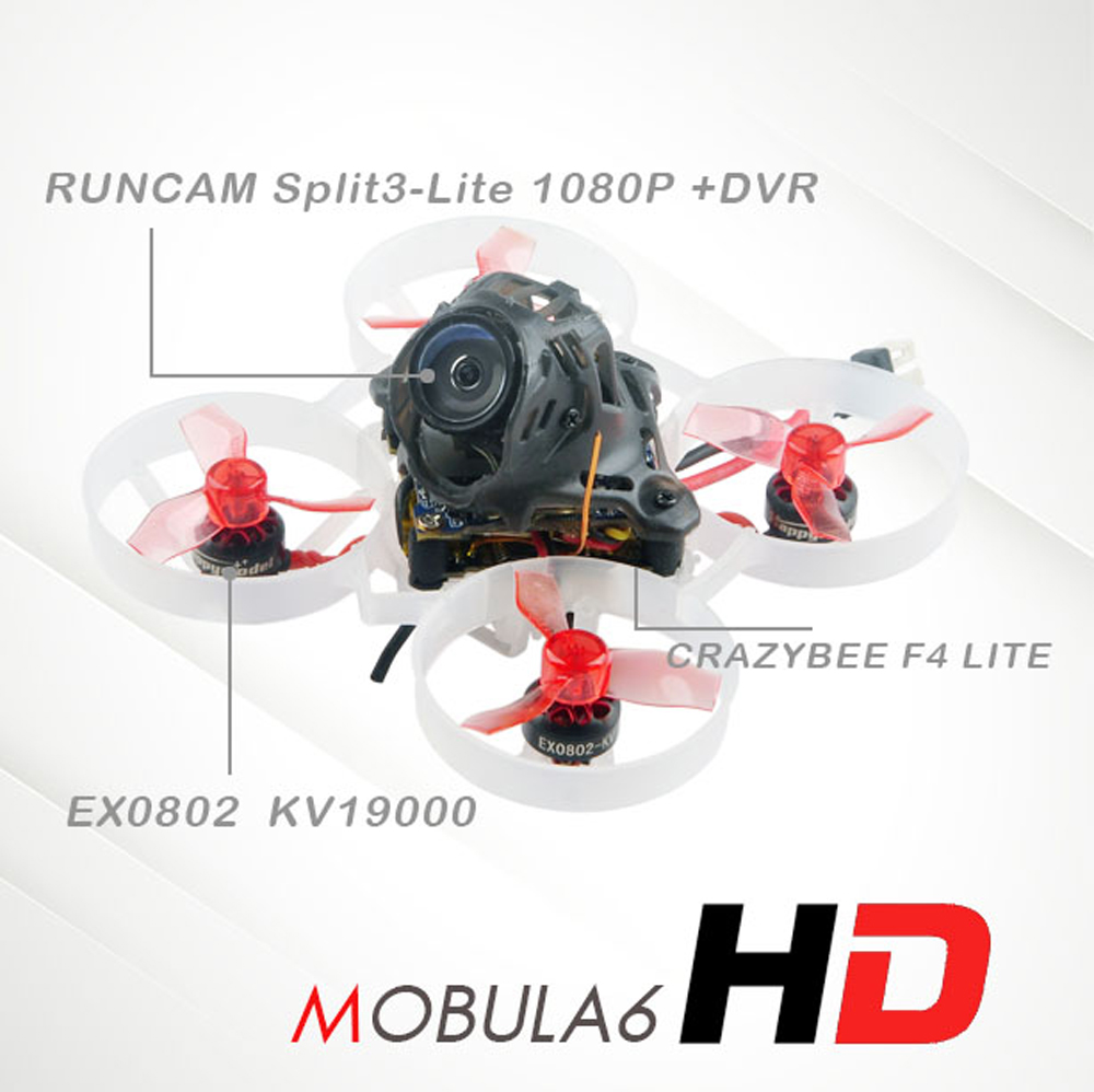 Happymodel Mobula6 HD 1S Brushless Whoop (19000KV - Regular Edition) -DJI Shop HappyModel Mobula6HD 1S Brushless Whoop 6