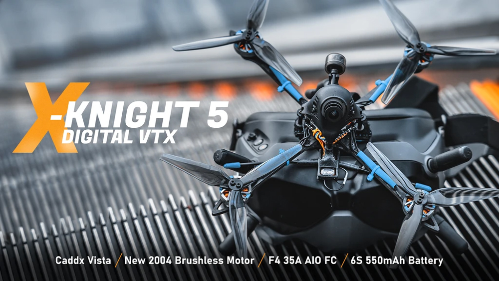 BETAFPV X-Knight 5" Toothpick Quadcopter W/ Caddx Vista HD System -DJI Shop X Knight 5 Toothpick Quad HD Digital VTX
