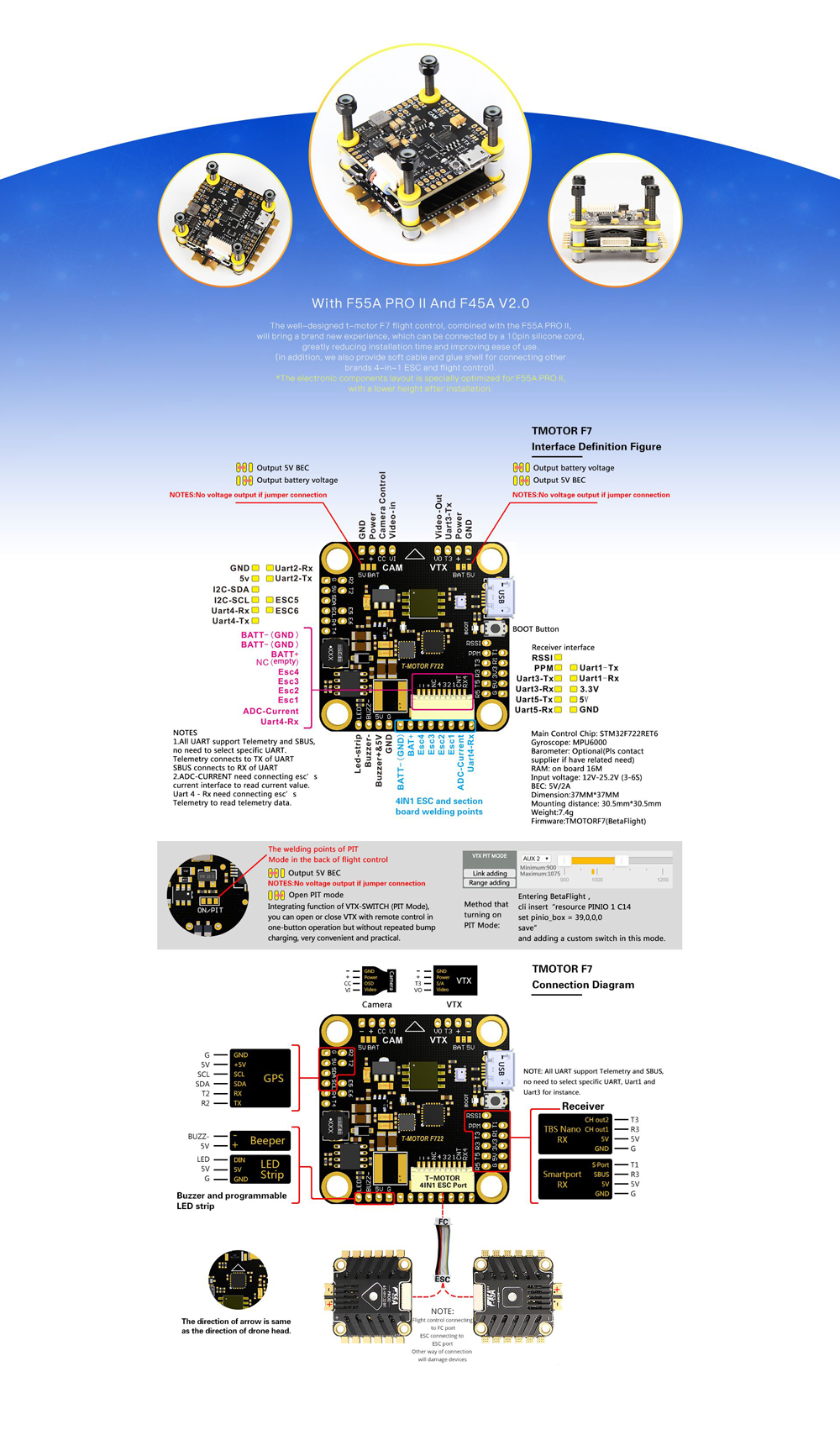 t motor dji stack