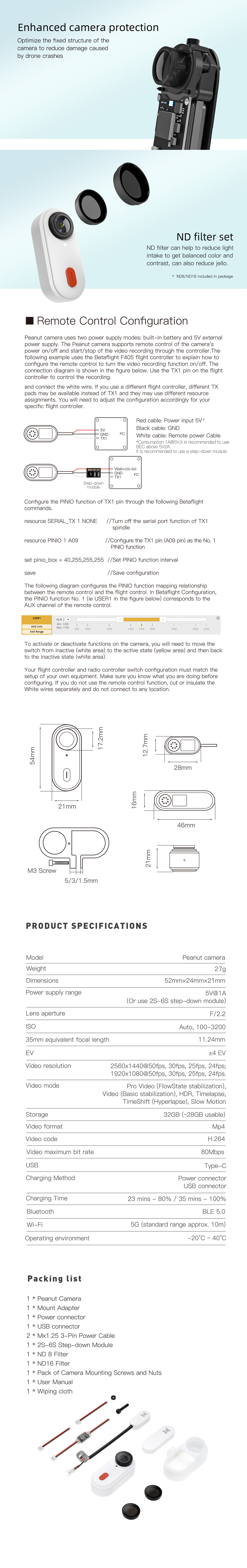 Caddx Peanut Camera