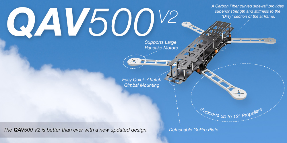 QAV500 V2 FPV Quadcopter