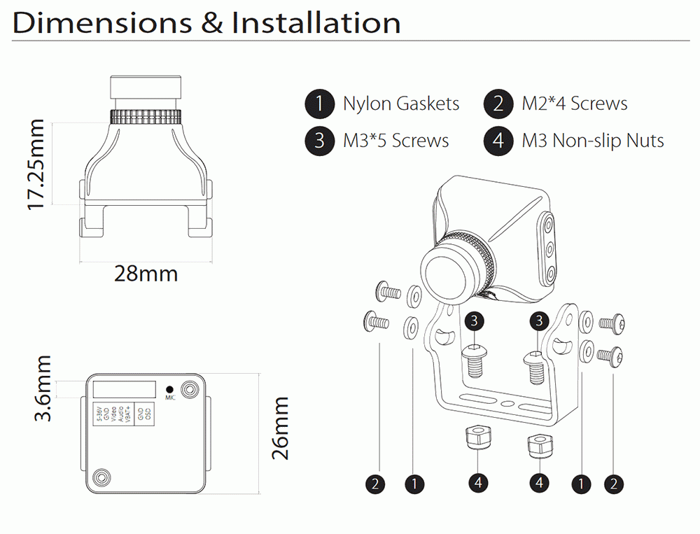 Dimensions and Installation
